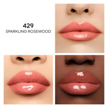 KissKiss Bee Glow Oil - Édition Limitée Huile à Lèvres Teintée 429 Sparkling Rosewood - Guerlain - Maquillage - Visuel 4