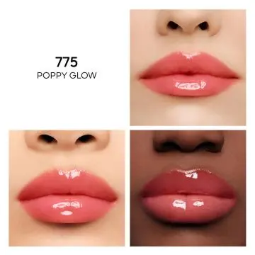 KissKiss Bee Glow Oil Huile à Lèvres Teintée 775 Poppy Glow - Guerlain - Maquillage - Visuel 3