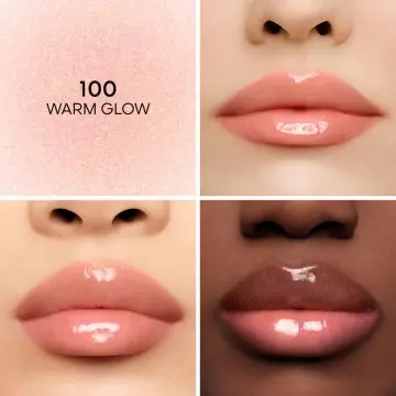 KissKiss Bee Glow Plump Gloss Repulpeur Illuminateur 100 Warm Glow - Guerlain - Maquillage - Visuel 2