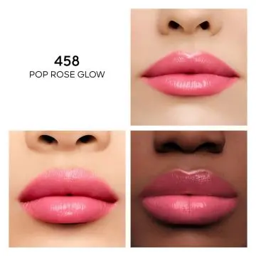 KissKiss Bee Glow Baume Teinté Infusé de Miel 98% d'Origine Naturelle 458 Pop Rose Glow - Guerlain - Maquillage - Visuel 3
