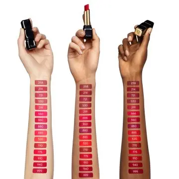 KissKiss Tender Matte Rouge à Lèvres Mat Lumineux Fin & Fondant Confort 16H 360 - Miss Pink - 2,8g - Guerlain - Maquillage - Visuel 4