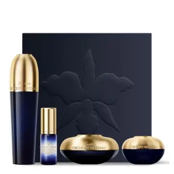 Coffret Orchidée Impériale Lotion-Essence, Crème Yeux, Concentré Micro-Lift & Crème Visage  - Guerlain - Soin - Visuel 1 Coffret Orchidée Impériale Lotion-Essence, Crème Yeux, Concentré Micro-Lift & Crème Visage  - Guerlain - Soin - Visuel 1