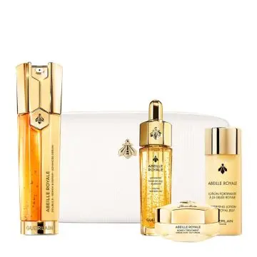 Coffret Abeille Royale - Programme Anti-âge Double R Advanced Serum Serum, Lotion Fortifiante, Huile-en-Eau & Crème de Jour  - Guerlain - Soin - Visuel 1
