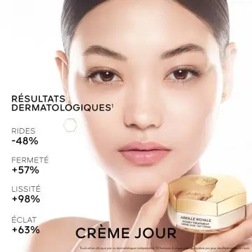 Coffret Abeille Royale Crème Jour Honey Treatment, Sérum Huile-en-Eau Jeunesse & Sérum Advanced Double R Renew & Repair  - Guerlain - Soin - Visuel 3