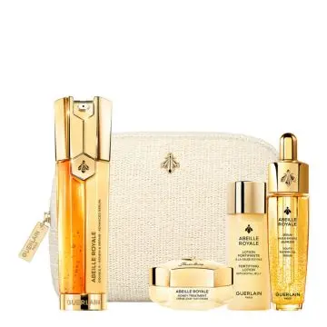 Coffret Abeille Royale Sérum Advanced Double R Renew & Repair, Sérum Huile-en-Eau Jeunesse, Crème Jour Honey Treatment & Lotion Fortifiante  - Guerlain - Soin - Visuel 1 Coffret Abeille Royale Sérum Advanced Double R Renew & Repair, Sérum Huile-en-Eau Jeunesse, Crème Jour Honey Treatment & Lotion Fortifiante  - Guerlain - Soin - Visuel 1