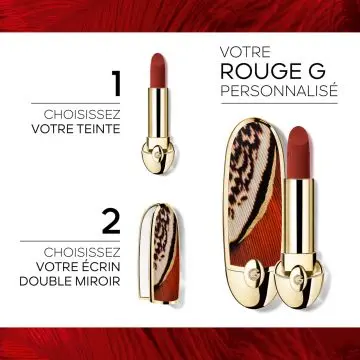 Rouge G Majestic Feathers - Édition Limitée L'Écrin Bijou Double Miroir Phoenix - Guerlain - Accessoire - Visuel 2