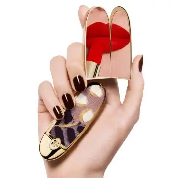 Rouge G Majestic Feathers - Édition Limitée L'Écrin Bijou Double Miroir Songbird - Guerlain - Accessoire - Visuel 4