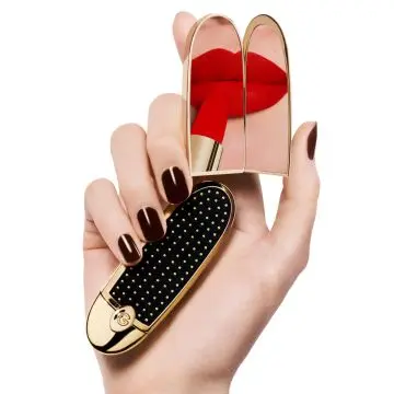 Rouge G L'Écrin Bijou Double Miroir - Les Imprimés Les Studs - Guerlain - Accessoire - Visuel 4