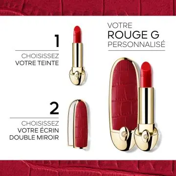 Rouge G L'Écrin Bijou Double Miroir - Les Intemporels Le Croco - Guerlain - Accessoire - Visuel 2