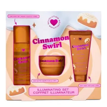 Coffret Cinnamon Swirl Brume Cheveux et Corps, Beurre pour le Corps & Nettoyant Corps  - I Heart Revolution - Soin - Visuel 1 Coffret Cinnamon Swirl Brume Cheveux et Corps, Beurre pour le Corps & Nettoyant Corps  - I Heart Revolution - Soin - Visuel 1