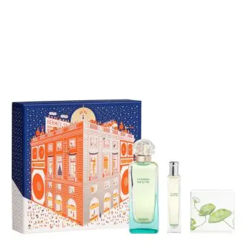 Coffret Un Jardin sur le Nil Eau de Toilette 100ml, Savon & Format Voyage  - Hermès - Parfum - Visuel 1