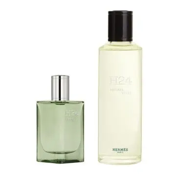 H24 Herbes Vives Eau de Parfum 30ml & Recharge  - Hermès - Parfum - Visuel 1 H24 Herbes Vives Eau de Parfum 30ml & Recharge  - Hermès - Parfum - Visuel 1