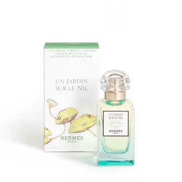 Un Jardin sur le Nil Huile Sèche Corps & Cheveux 50ml - Hermès - Soin - Visuel 2