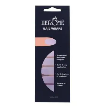 Nail Wraps Vernis à Ongles Adhésif Lilac - Hérôme - Maquillage - Visuel 1 Nail Wraps Vernis à Ongles Adhésif Lilac - Hérôme - Maquillage - Visuel 1