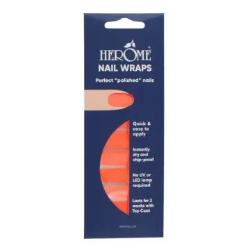 Nail Wraps Vernis à Ongles Adhésif Neon Tangerine - Hérôme - Maquillage - Visuel 1 Nail Wraps Vernis à Ongles Adhésif Neon Tangerine - Hérôme - Maquillage - Visuel 1