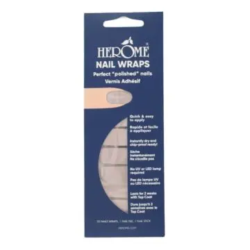 Nail Wraps Vernis à Ongles Adhésif Shimmery Nude - Hérôme - Maquillage - Visuel 1