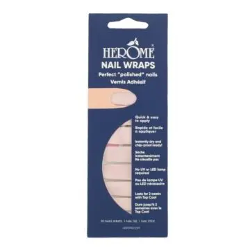 Nail Wraps Vernis à Ongles Adhésif Powdered Pink - Hérôme - Maquillage - Visuel 1 Nail Wraps Vernis à Ongles Adhésif Powdered Pink - Hérôme - Maquillage - Visuel 1