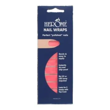 Nail Wraps Vernis à Ongles Adhésif Bubblegum - Hérôme - Maquillage - Visuel 1 Nail Wraps Vernis à Ongles Adhésif Bubblegum - Hérôme - Maquillage - Visuel 1