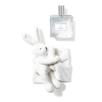 Coffret Le Bébé Coffret eau de senteur Le Bébé 100ml et son doudou lapin Coffret eau de toilette 100ml et doudou lapin - Jacadi - Parfum - Visuel 3