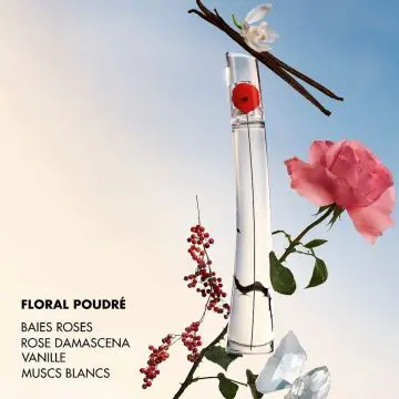FLOWER BY KENZO Coffret voyage FLOWER BY KENZO Eau de parfum recharge 200 ml et 15 ml à remplir  Recharge 200 ml + 15 ml vide