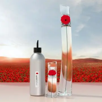 FLOWER BY KENZO Coffret voyage FLOWER BY KENZO Eau de parfum recharge 200 ml et 15 ml à remplir  Recharge 200 ml + 15 ml vide