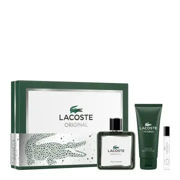 Coffret Original Eau de Parfum 100ml, Gel Douche & Format Voyage  - Lacoste - Parfum - Visuel 1