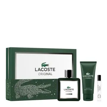 Coffret Original Parfum 100ml, Gel Douche & Format Voyage  - Lacoste - Parfum - Visuel 1