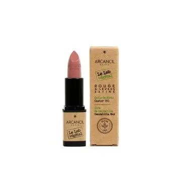ROUGE À LÈVRES SATINÉ Longue Tenue 405 NUDE - Le Lab Végétal - Maquillage - Visuel 1