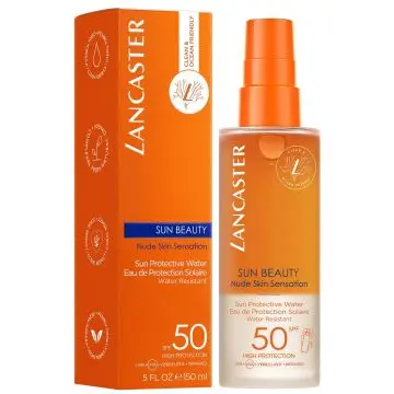 LANCASTER SUN BEAUTY - Eau Solaire effet peau nue Eau solaire SPF50 150ml  - Lancaster - Soin - Visuel 2