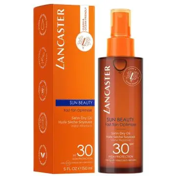 LANCASTER SUN BEAUTY - Huile sèche soyeuse accélératrice de bronzage spray  Huile sèche SPF30 Flacon spray 150ml - Lancaster - Soin - Visuel 2
