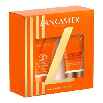 Coffret Routine Solaire Lait Corps SPF30, Lait Après-Soleil & Crème Visage SPF30  - Lancaster - Soin - Visuel 2