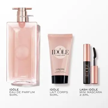 Coffret Idôle Eau de Parfum 50ml, Lait Corps & Mini Mascara  - Lancôme - Parfum - Visuel 2