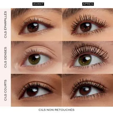 Lash Idôle Flutter Extension Mascara Allongeant 01 Noir - Lancôme - Maquillage - Visuel 3