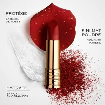 L'Absolu Rouge Drama Matte Rouge à Lèvres 205 - Lancôme - Maquillage - Visuel 4