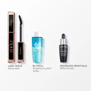 Coffret Lash Idôle Mascara, Démaquillant Yeux & Sérum Visage  - Lancôme - Maquillage - Visuel 2