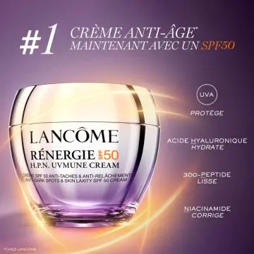 Rénergie H.P.N. UVMUNE SPF50 Crème Prévention Jour 50ml - Lancôme - Soin - Visuel 2