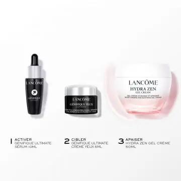 Coffret Hydrazen Gel-Crème Visage, Crème Yeux & Sérum Visage  - Lancôme - Soin - Visuel 2