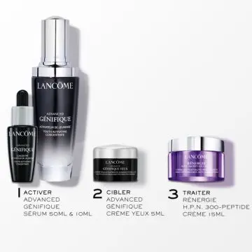 Coffret Noël Rénergie Crème H.P.N. 300-Peptide Crème Anti-Âge 50ml & 15ml, Sérum  - Lancôme - Soin - Visuel 2