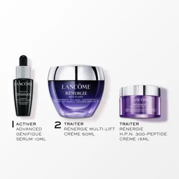 Coffret Rénergie Multi-Lift Crème Anti-Âge, Crème Fermeté & Sérum  - Lancôme - Soin - Visuel 2