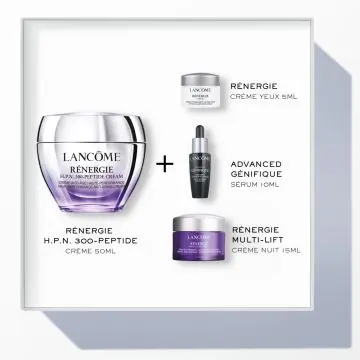Coffret Rénergie Crème H.P.N. 300-Peptide Sérum, Crème Yeux, Crème Jour & Crème Nuit  - Lancôme - Soin - Visuel 2