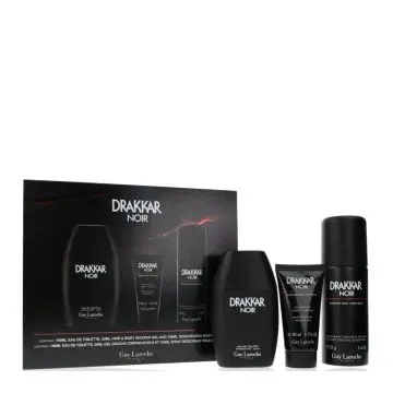 Coffret Drakkar Noir Eau de Toilette 100ml, Déodorant & Gel Douche  - Guy Laroche - Parfum - Visuel 1