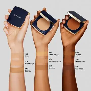 Double Wear  Fond De Teint Poudre Matifiante 4N1 - Shell Beige  - Estée Lauder - Maquillage - Visuel 3