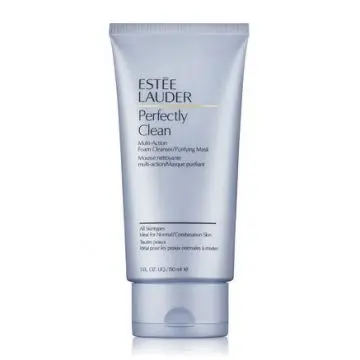 Perfectly Clean Mousse Nettoyante Multi-Action/Masque Purifiant Tube 150ml - Estée Lauder - Soin - Visuel 1
