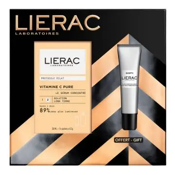 Coffret Protocole Éclat Sérum Visage & Anti-Cernes  - Lierac - Soin - Visuel 1 Coffret Protocole Éclat Sérum Visage & Anti-Cernes  - Lierac - Soin - Visuel 1