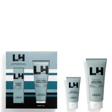 Coffret Homme - Les Soins Essentiels Gel Hydratant Visage & Gel Douche Intégral  - Lierac - Soin - Visuel 2 Coffret Homme - Les Soins Essentiels Gel Hydratant Visage & Gel Douche Intégral  - Lierac - Soin - Visuel 2
