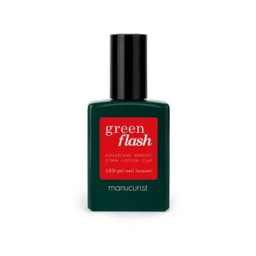 Vernis Green Flash Semi-Permanent Poppy Red - 15ml - Manucurist - Maquillage - Visuel 1
