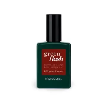 Vernis Green Flash Semi-Permanent Dark Pansy - 15ml - Manucurist - Maquillage - Visuel 1