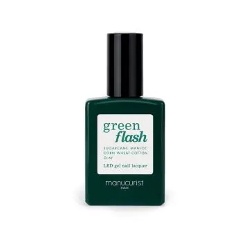 Vernis Green Flash Semi-Permanent Snow - 15ml - Manucurist - Maquillage - Visuel 1
