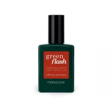Vernis Green Flash Semi-Permanent Indian Summer - 15ml - Manucurist - Maquillage - Visuel 1