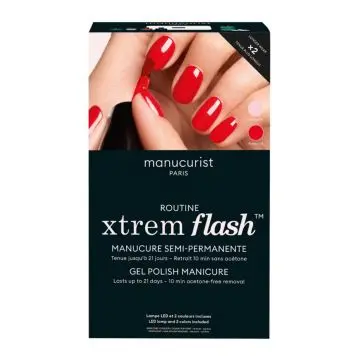 Coffret Xtrem Flash Kit Complet pour Manucure Semi-Permanente  - Manucurist - Maquillage - Visuel 2